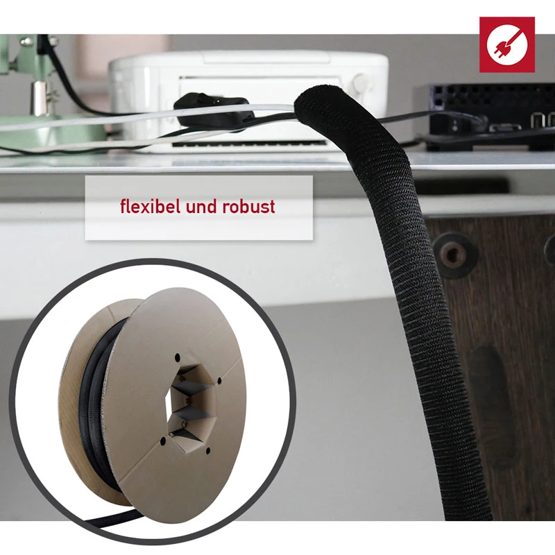 Káblový kanál Label-the-cable PRO5110 čierny