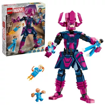LEGO stavebnica Marvel Super Heroes 76316 — Fantastic Four: Galactus sada minifigúrok, 427 dielov, 4 minifigúrky, vek 9+