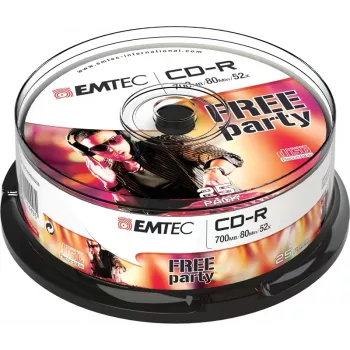 CD-R Emtec ECOC802552CB 700 MB 52x 25 kusov