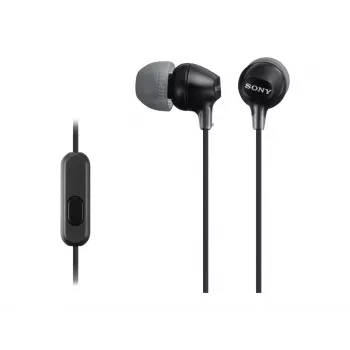 Sony MDR-EX15AP, Káblové, 8 - 22000 Hz, Hovory/Hudba, 3 g, Headset, Čierna