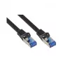 Good Connections Cat.6A patch kábel SmartFLEX HF čierny 0,25 m