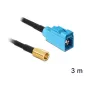 Koaxiálny kábel DeLOCK 88652 RG-174 3 m SMB FAKRA Z čierny