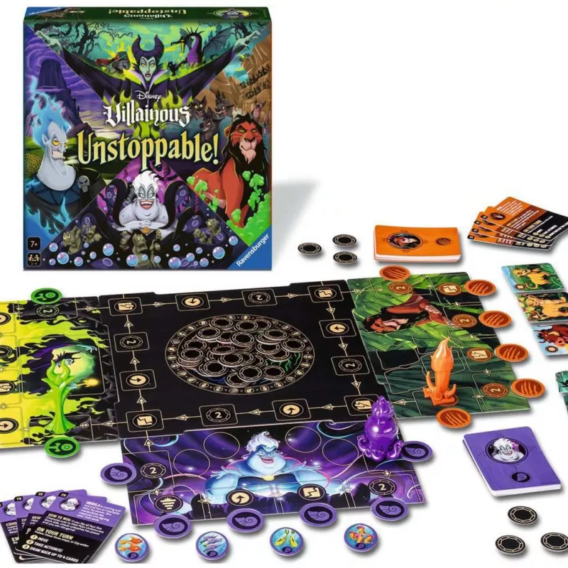 Spoločenská hra Ravensburger Disney Villainous Unstoppable! stratégia pre deti od 7 rokov