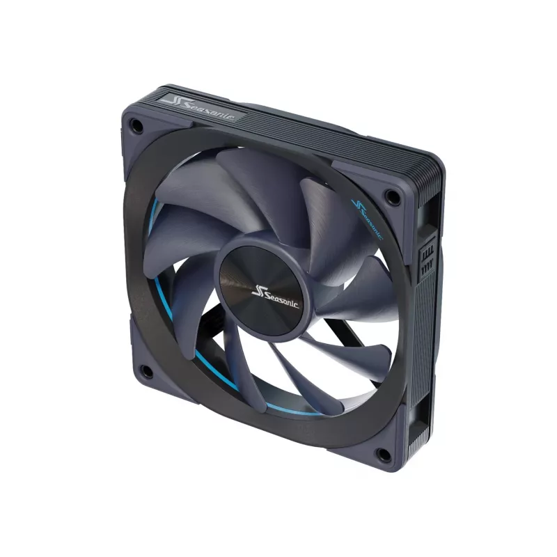Seasonic MagFlow sada 1 ventilátora počítačová skriňa 12 cm čierna 1 kus