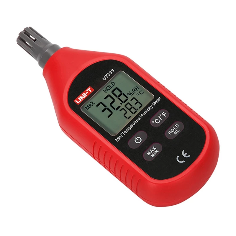 Mini prístroj na meranie teploty a vlhkosti UT333 — prenosný termohygrometer na meranie teploty a relatívnej vlhkosti