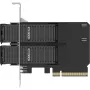 PCIe adaptérová karta icybox MB312M4P-B — 2× M.2 NVMe na PCIe 4.0 x8 (bifurkácia)