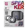 Desktop 2.1 reproduktory DEFENDER V13 — 11 W RMS (6 W satelity, 5 W subwoofer), napájanie USB, vstup 3,5 mm, čierne