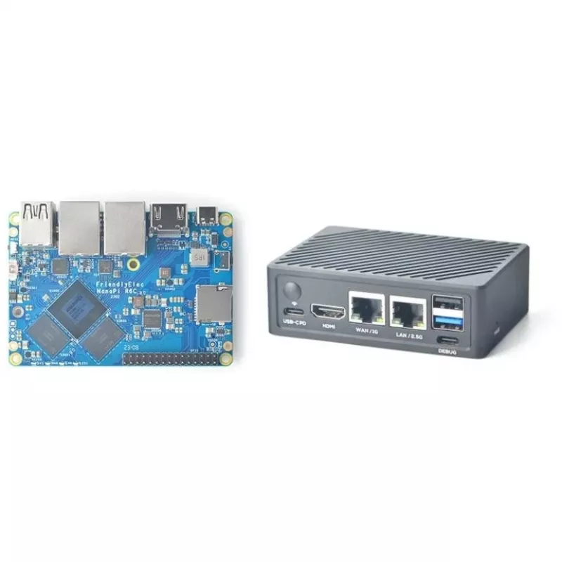 ALLNET FriendlyELEC NanoPI R6C Dual-2.5G ETH 8G RAM / 32G emmC Combo s puzdrom