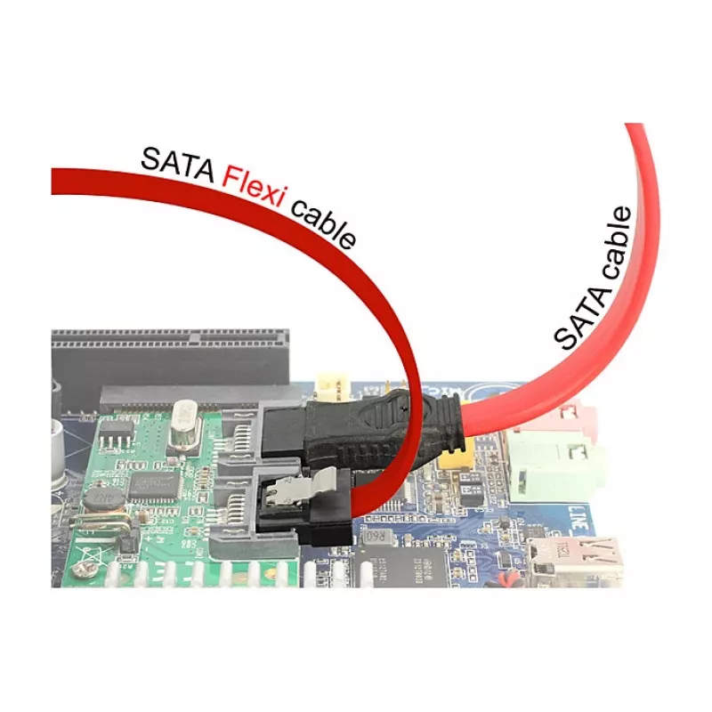 SATA kábel DeLOCK 0,1 m 2xSATAIII