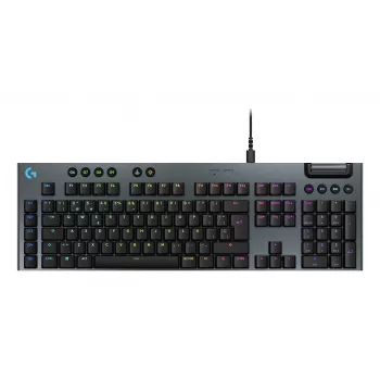 Káblová mechanická herná klávesnica Logitech G915 X čierna s RGB osvetlením