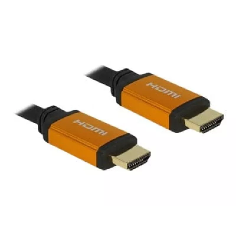 HDMI kábel DeLOCK 85728 1,5 m Type-A čierny zlatý