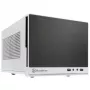 SilverStone SUGO SG13 - Desktop - Mini-DTX - bez napájacieho zdroja (AT / PS/2) - čierna, biela - USB/Audio (SST-SG13WB-Q)