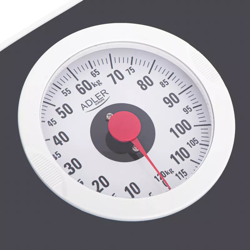 Mechanická osobná váha Adler AD 8178 – max. 120 kg, presnosť 1 kg, čierna