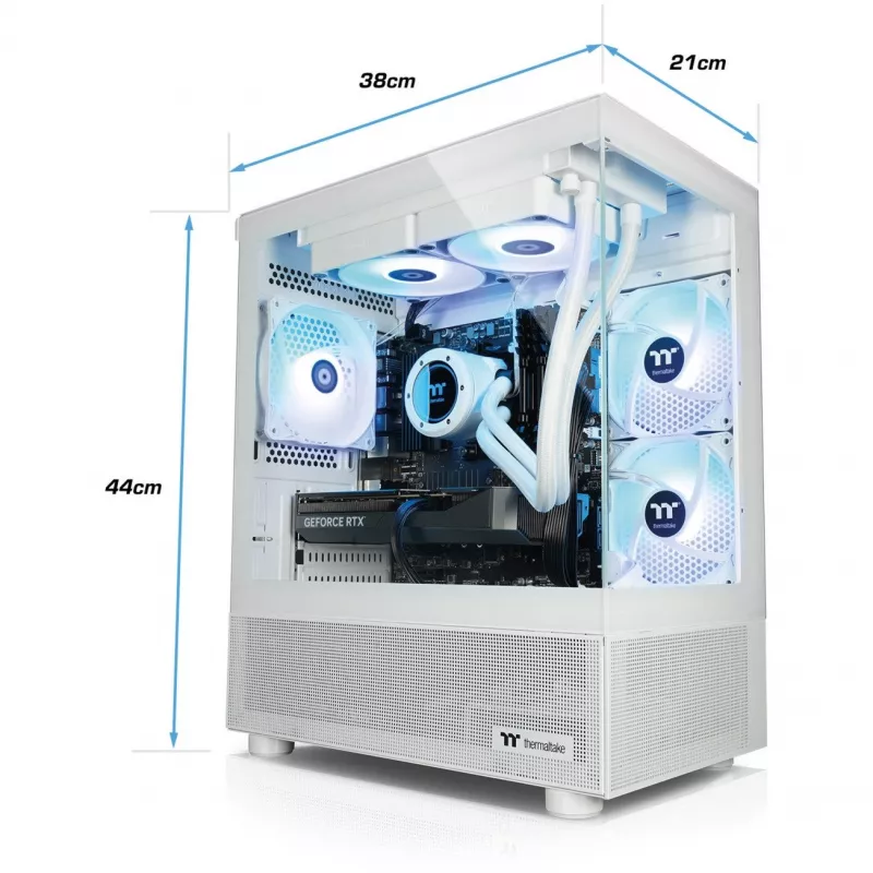 Thermaltake FTW V170A 5060Ti Snow biela/transparentná Windows 11 Home