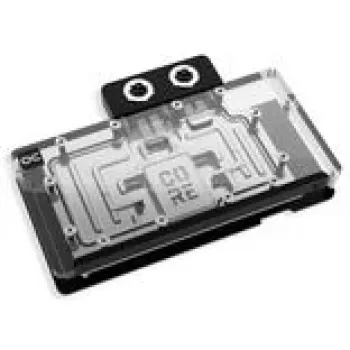 Blok kvapalinového chladenia Alphacool Core RX 9070 XT Swift+ transparentný chróm pre GPU