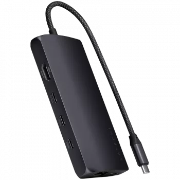 Satechi USB-C Multiport adaptér ST-P8KED — 6 portov, podporuje 8K rozlíšenie