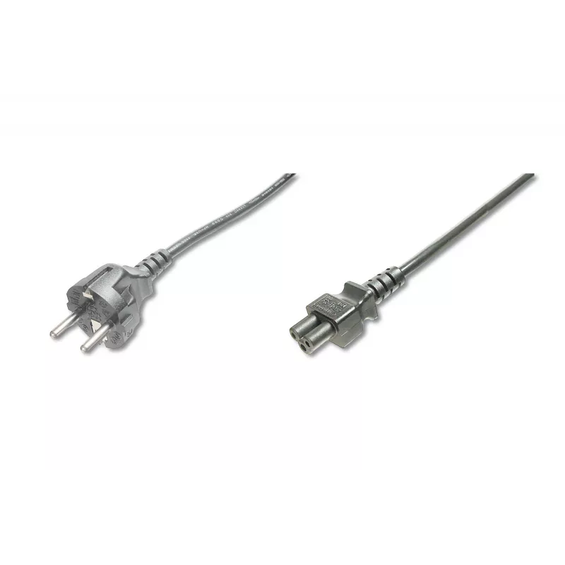 Assmann napájací kábel. Schuko - C5 M/W. 1,2 m. H05VV-F3G 0,75 mm². modrý (AK-440115-012-S)
