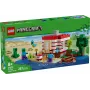 LEGO Minecraft sada 21275 TNT dom v džungli stavebná hračka, 287 dielov, 2 minifigúrky, od 8 rokov
