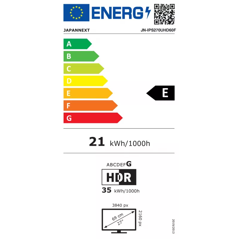 JAPANNEXT JN-IPS270UHD60F 16:9 HDMI/DP UHD - plochý monitor (TFT/LCD)