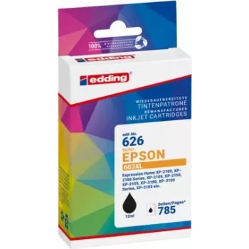 edding atramentová kazeta EDD-626 čierna kompatibilná s EPSON 603XL Bk