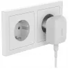 Nabíjačka do interiéru Belkin WCA006vf1MWH-B5 rýchlonabíjačka USB Type-C 1m biela