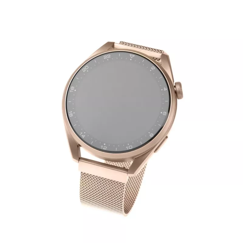 Náramok na hodinky FIXED Mesh Strap Fixed 18mm nerezová oceľ rýchloupínací zlatý