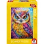 1000-dielikové puzzle Schmidt Spiele 59782 — Owl in Parrot Dress, puzzle, 1 000 dielikov