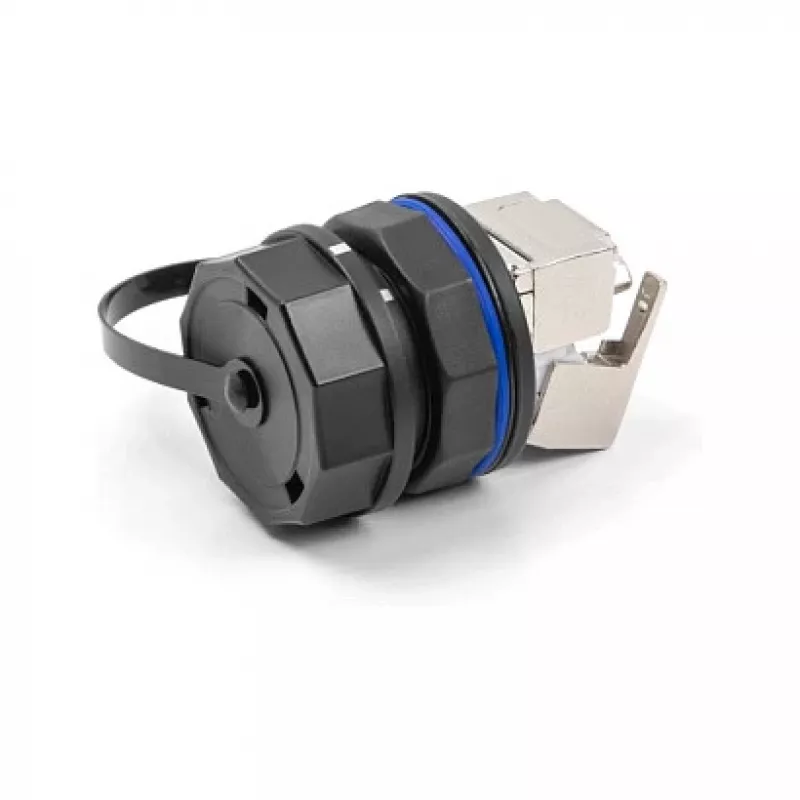 DeLOCK 67050 ochranný kryt pre RJ45 zabudovateľné konektory samica, IP68, čierny