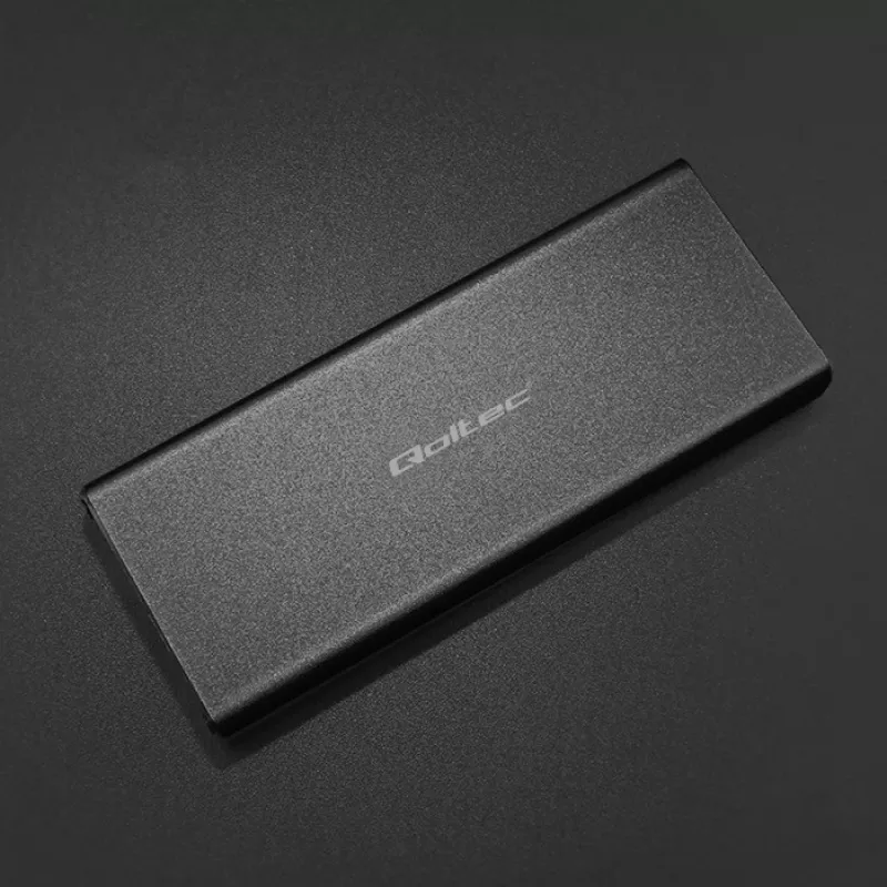 M.2 SATA SSD puzdro QOLTEC 51854 USB 3.0 bez nástrojov