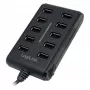 Logilink UA0125 USB hub 10-portový USB2.0 s napájacím zdrojom 3.5A, | Logilink