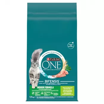 Suché krmivo pre mačky Purina Nestlé PURINA ONE Indoor Formula moriak 9,75 kg, dospelé bytové mačky, 36 % proteín, 13 % tuk