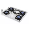 Digitus DN-19 FAN-4-SRV strešná ventilačná jednotka pre rackové skrine, 4 ventilátory, sivá