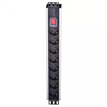 Predlžovacia zásuvková lišta Rackmount Intellinet 19 palcov 8-násobná nemecká verzia