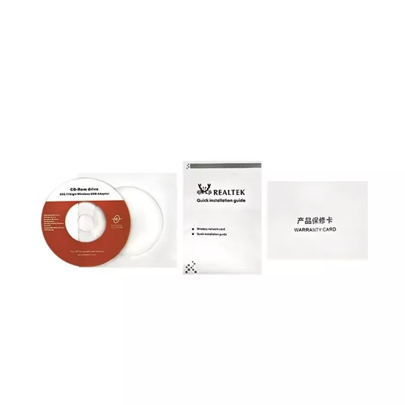 Qoltec - sieťový adaptér - USB 2.0 - 802.11b/g/n - biely