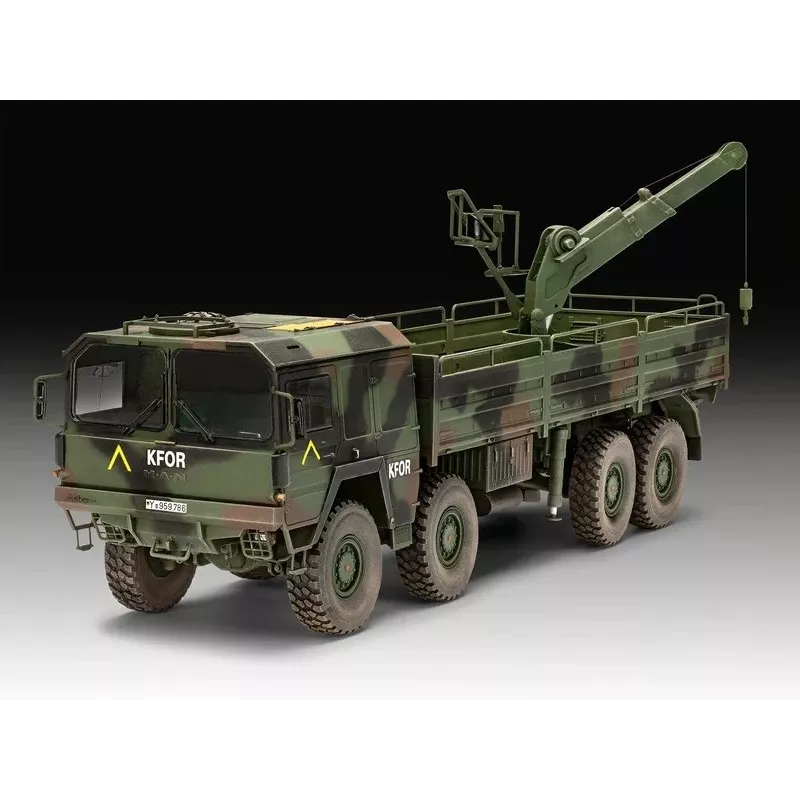 Plastový modelársky set REVELL Man 10T Milgl 8x8 LKW mierka 1/35