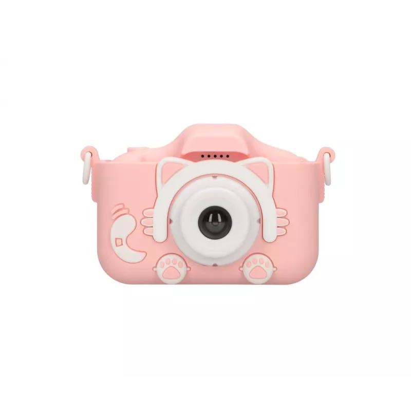 Digitálny fotoaparát pre deti Extralink H27 SINGLE PINK ružová biela 3 roky