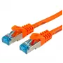 Wentronic Goobay CAT 5e patch kábel, SF/UTP, oranžový, 0,25 m - CCA medená zmes (95209)