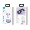 (Fialová, Bluetooth Headphone 5.1) USAMS Bluetooth Headphone 5.1 Wireless TWS Earphone Touch Control Earbuds Waterproof Sport Headsets Noise Reduction