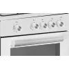 Simfer sporák 4401SGRBB typ varnej dosky plynová typ rúry plynová biela šírka 50 cm 49 l hĺbka 55 cm