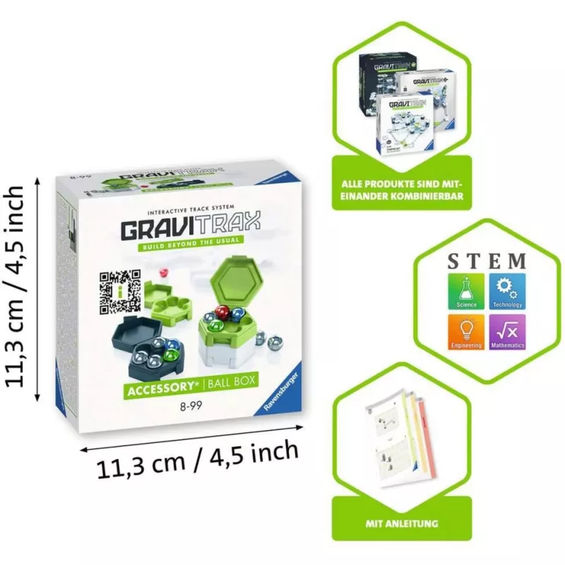 Doplnková hračka Ravensburger GraviTrax guľôčková schránka viacfarebná