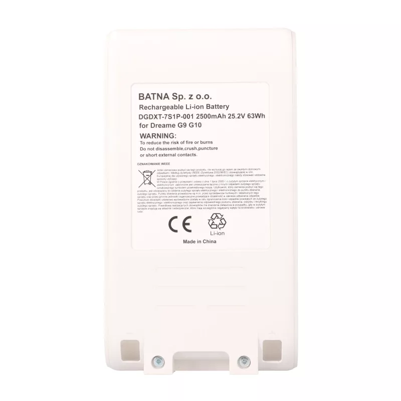 Batéria, vysávač G9 G10 25,2V 2500mAh