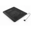 Stojan na notebook Gembird NBS-1F15-04 pre notebooky do 15 inch, čierny, ABS, 330×250×25 mm