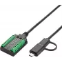Sériový adaptérový kábel Exsys EX-13003 USB na 1S RS-232/422/485/TTL, FTDI čipset, 1,0 m