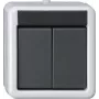 GIRA KNX tlačidlo BA 2-násobné sivá AP 2Punkt 516230 (516230)