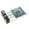 Backplate BitsPower X-TEND active pre RTX 4090 FE — akrylový povrch (BP-VG4090FE-BKP)