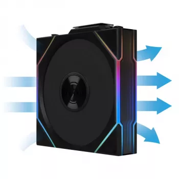 Lian Li UNI FAN TL 12 cm čierny 0,2-2600 ot/min kvapalinové dynamické ložisko