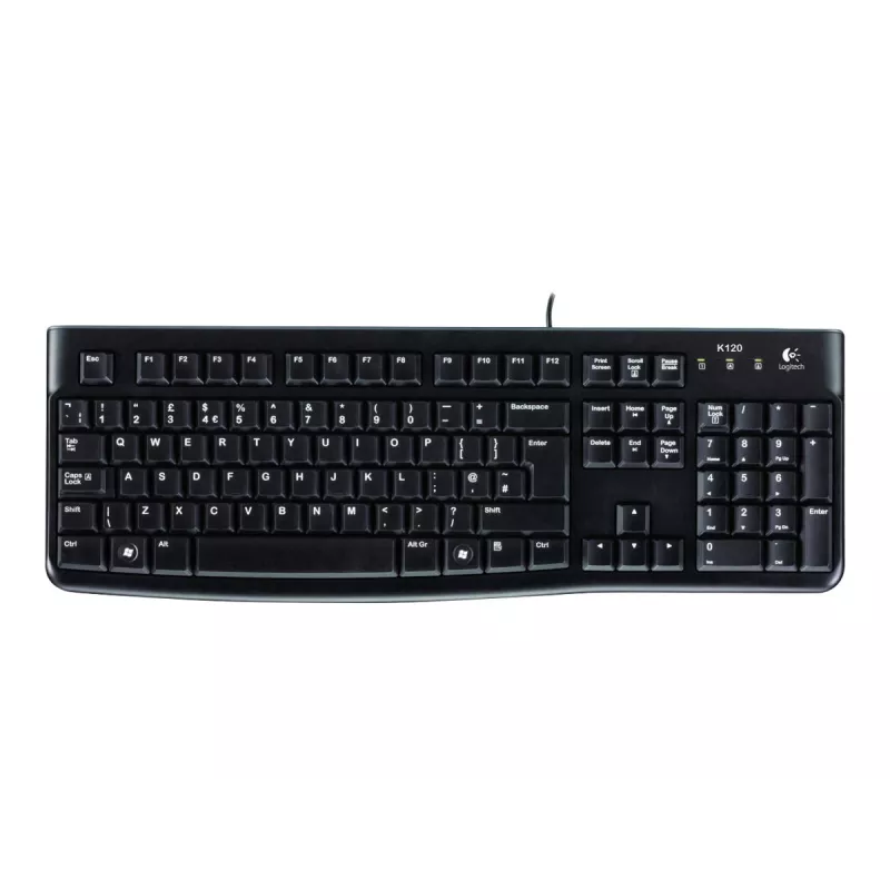 Logitech K120 káblová klávesnica