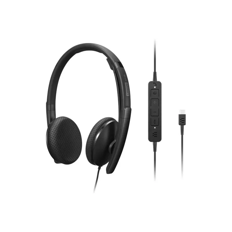 Lenovo 4XD1M45626 Slúchadlá/headset káblový s čelenkou USB Type-C čierna