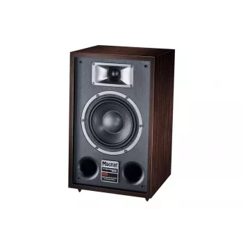 Stĺpový reproduktor Magnat TRANSPULS 800A 2-pásmový káblový & bezdrôtový 2×60 W, Bluetooth 5.0, HDMI, čierna/hnedá