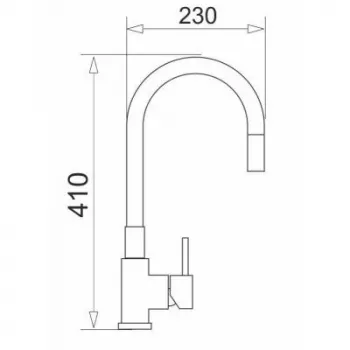 PYRAMIS FLESSI kuchynská batéria pieskovo béžová